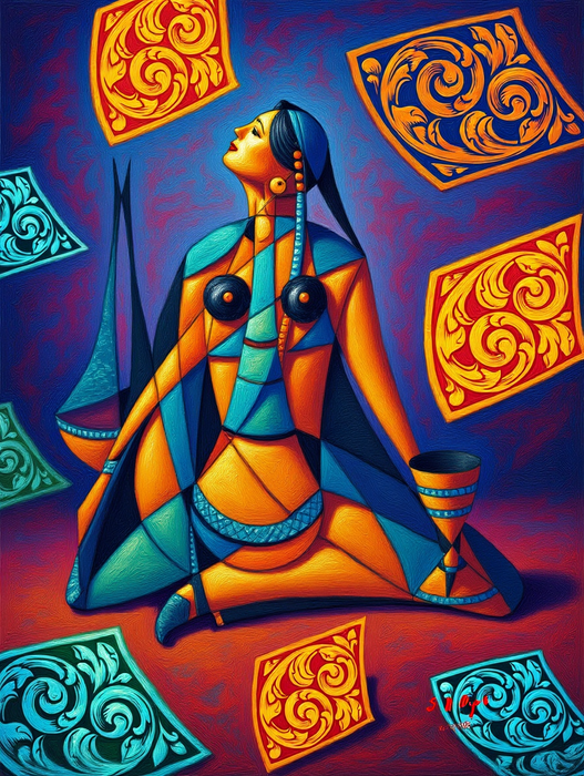 The Wine Serving Girl