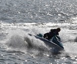 Riding Against a Watersplash