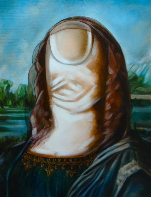 Mona Lisa - Finger Art Ciotola