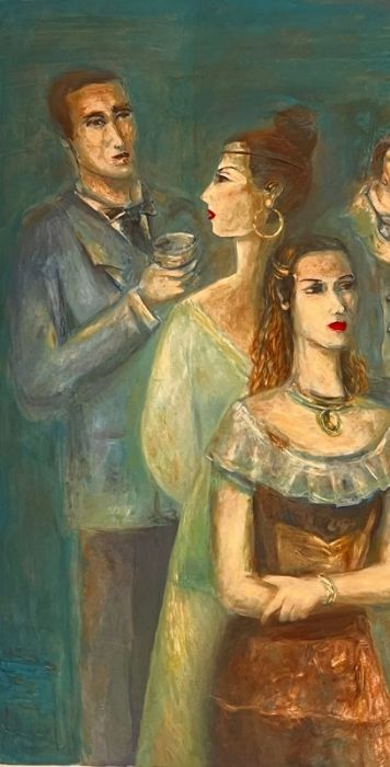  Miri Fanan, Acrylic on canvas, 120 by 75 cm