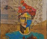 Ahuva Muzikansky, Mixed media & Acrylic on canvas, 90 by 67 cm