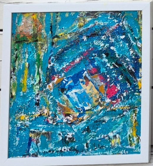 Miri Fanan, Acrylic on canvas, 40 by 35 cm