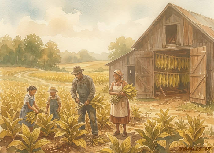 Harvesting Tobacco