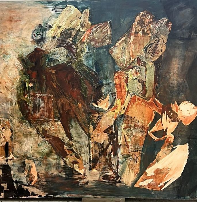 Miri Fanan, Acrylic on canvas, 180 by 200 cm