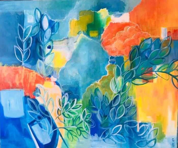 Anat Tarshish Gonen - Acrilyc on canvas, 100 by 120 cm