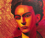 RED DISCIPLINE II – Frida's Gaze · 2025