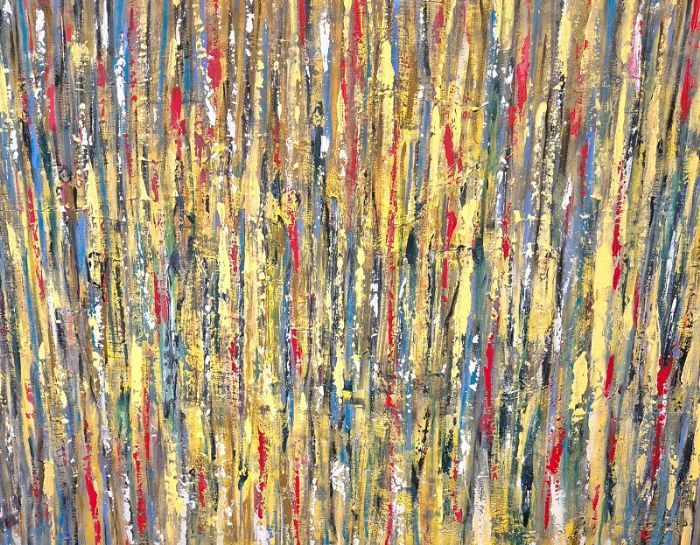  Miri Fanan, Acrylic on canvas, 70 by 100 cm