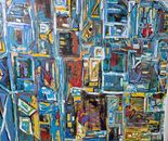  Miri Fanan, Acrylic on canvas, 100 by 125 cm