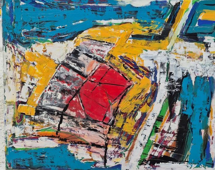 Miri Fanan, Acrylic on canvas, 100 by 120 cm