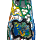 King Creations (C) Modern Twisted Metal Vase