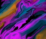 Gradient Collision Green-Blue-Pink