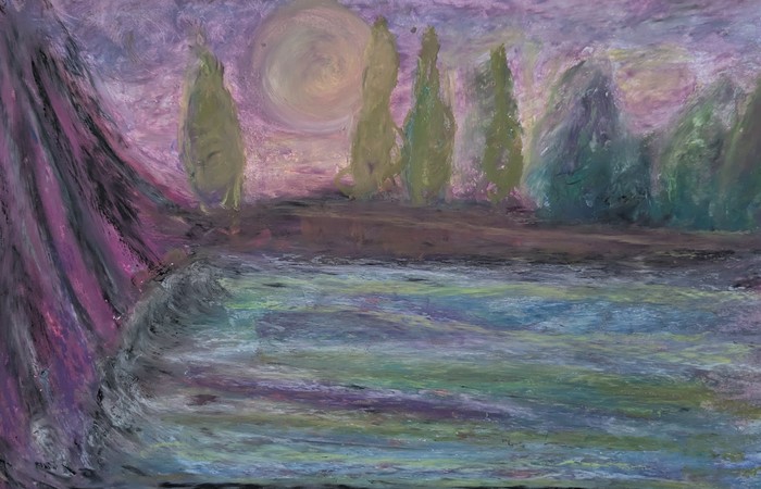 Quiet River at Dusk by Laura Bernardeschi  Nelson