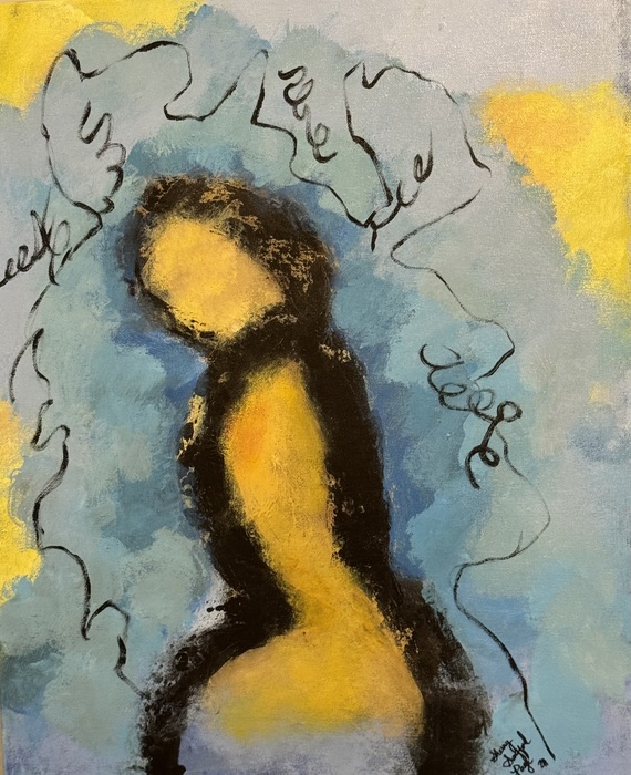 Girl with shattered dreams