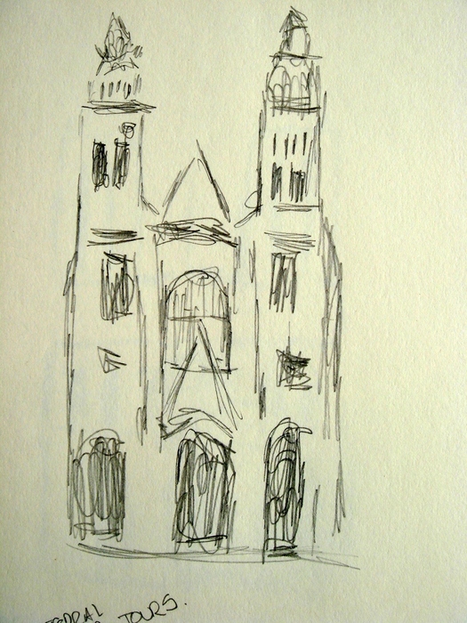 Cathedral of Tours. 