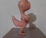 GECHIMOY Art Figure - Handmade Static Clay Statue / Room Decoration