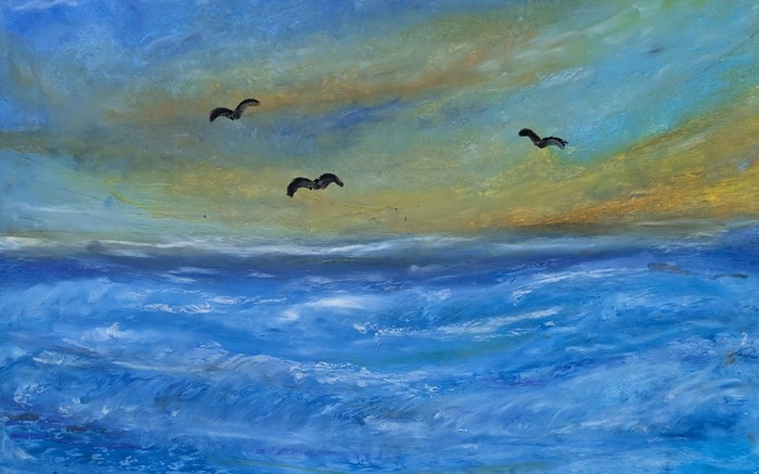 Where the Sky meets the Tide by Laura Bernardeschi Nelson 