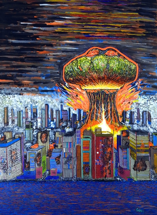 Nuclear Explosion Erupting