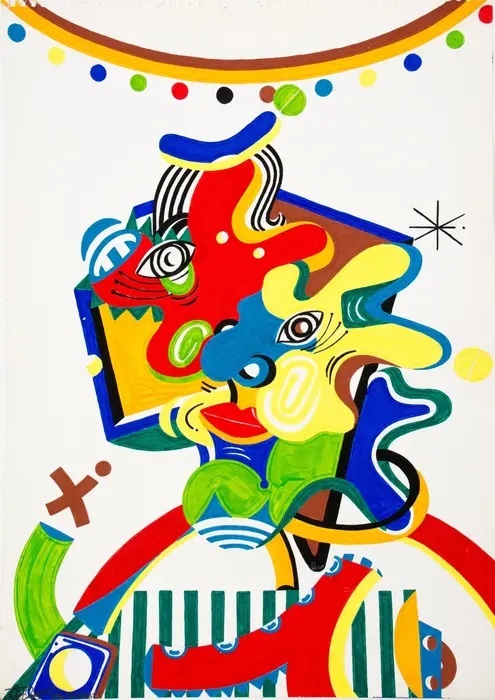 abstract face
