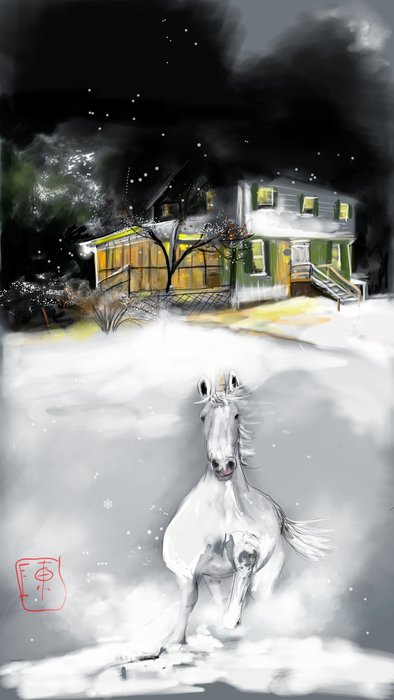 A white visitor 