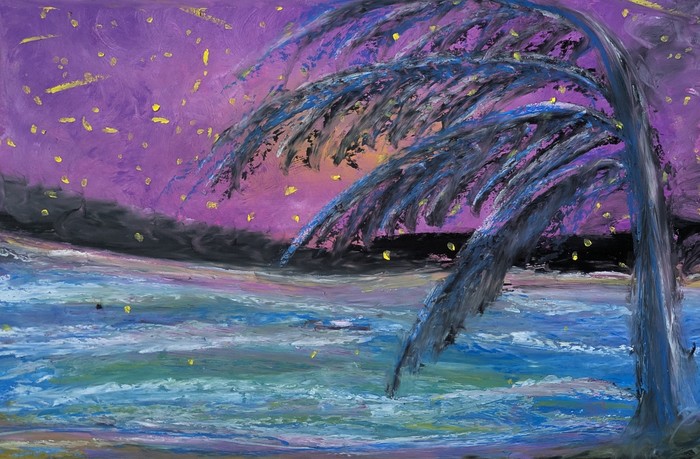When the Night Bent the Trees by Laura Bernardeschi Nelson 