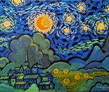 Bright starlit night 