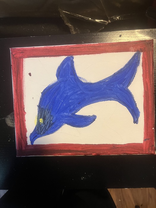 Blue dolphin