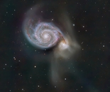 Whirlpool Galaxy - Collisions in Space!