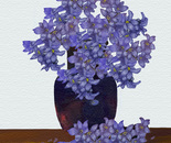 something about blue flowers
