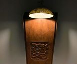 Suspended Moment — Wall Sculptural Lamp with Republic-Era Porcelain Bowl