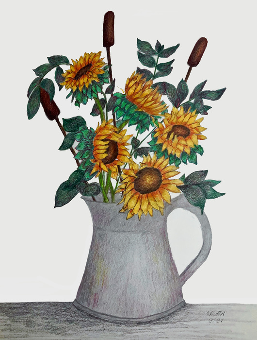 metal pitcher