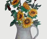 metal pitcher