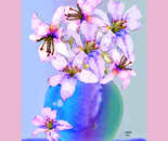 pearlized vase