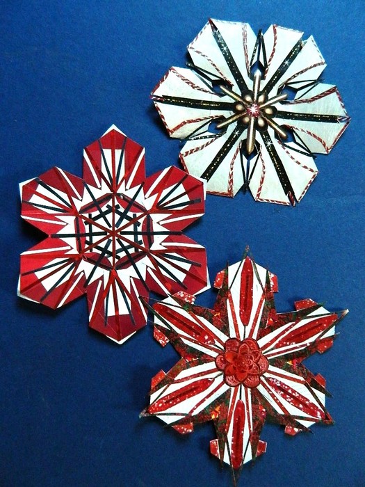 Patriotic snowflakes