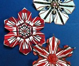 Patriotic snowflakes