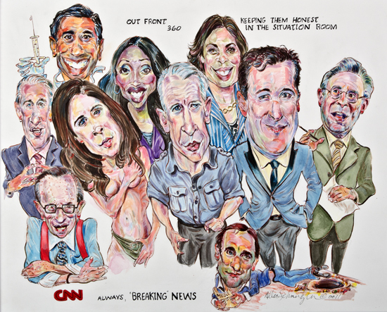 CNN Always "Breaking" News by Allen Schmertzler
