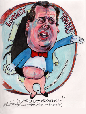 NJ.Gov. Chris Christie by Allen Schmertzler