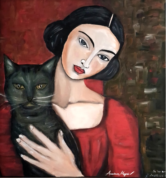 Woman with Cat (Γυναίκα με γάτα)