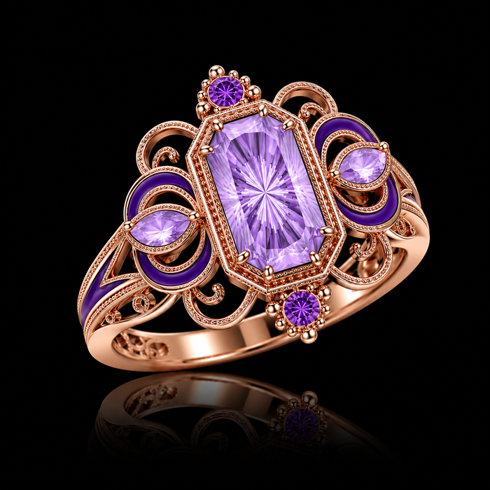 Amethyst Royale Ring