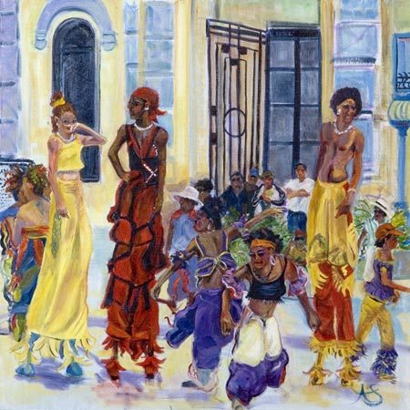 Havana street dancers