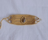 TIGER'S EYE CROCHET BRACELET