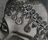 Untitled / Nazanin Rafiee Boldaji / 29 × 36 cm / 2024 / Charcoal and Graphite / Price not provided