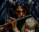 Fisher / Dorsa Poorebrahim Zade / 60 × 45 cm / 2026 / Oil on Canvas / $500