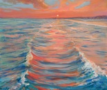 Waves at Sunset
