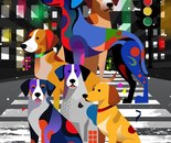 Dogs in Contemporary Art / Narges Abdolrezaei / A3 / 2026 / Digital Art / Artist’s Private Gallery