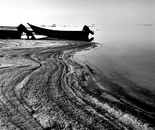 The Absence of Water (Lake Urmia) / Yasaman Jamei / 2260 × 4016 px / 2024 / Fine Art Digital Photography (Black & White) / Not for Sale