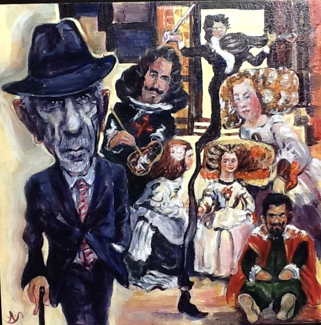 Leonard Cohen Visits Velasquez