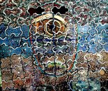 A Puzzle of the World / Gholamreza Chamaniyaz / 150 × 150 cm / 2023 / Oil Paint / $1,000