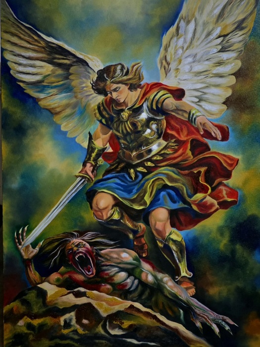 Knight / Delsa Poorebrahimzade / 60 × 45 cm / 2026 / Oil on Canvas / $500