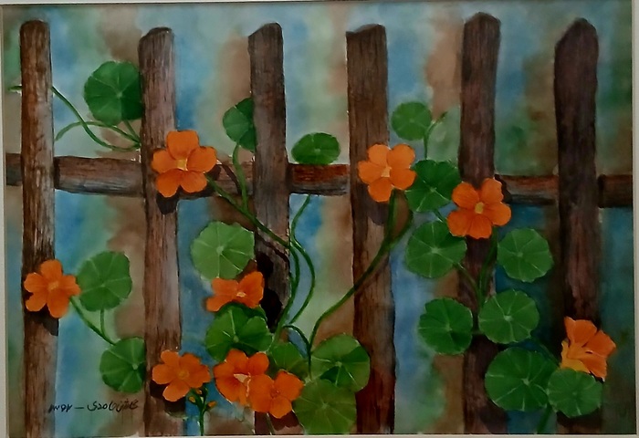 The Four Seasons / Golshan Hamedi / 50 × 43 cm / 2018 / Watercolor / $200