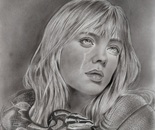 Billie Eilish / Setayesh Hosseini / A3 / 2026 / Black-and-White Drawing / $600